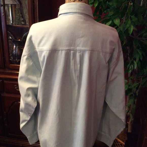 Vintage acid washed denim shirt - Picture 4 of 5